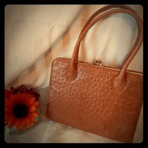 Vintage leather hand bag